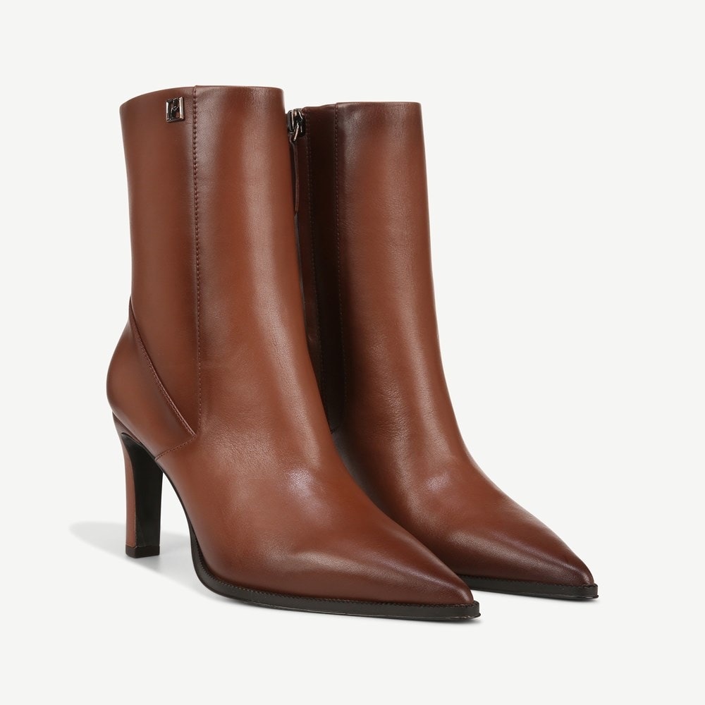 Franco Sarto Brown Heeled Boots